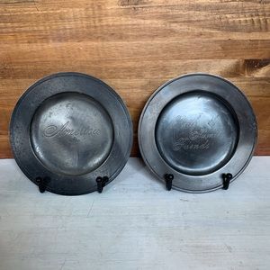 Ragon Pewter Plates
